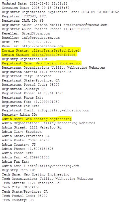 Locked Domain With Highlighting